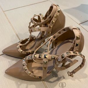 Rock stud heels